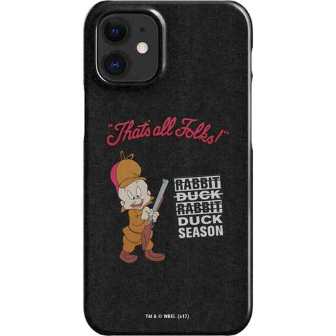 Looney Tunes Elmer Fudd Thats All Folks iPhone 12 Mini Lite Case