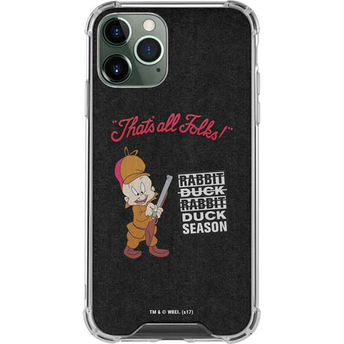 Looney Tunes Elmer Fudd Thats All Folks iPhone 12 Pro Max Clear Case