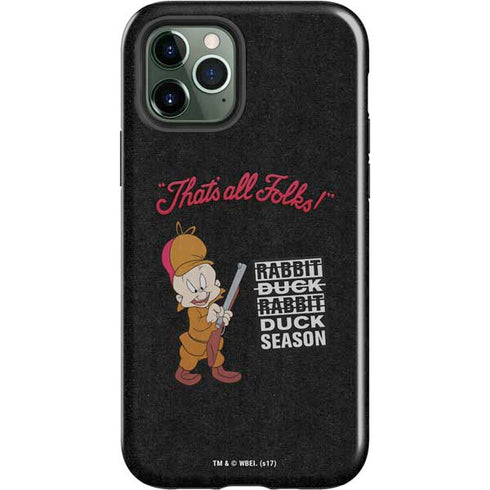 Looney Tunes Elmer Fudd Thats All Folks iPhone 12 Pro Max Impact Case