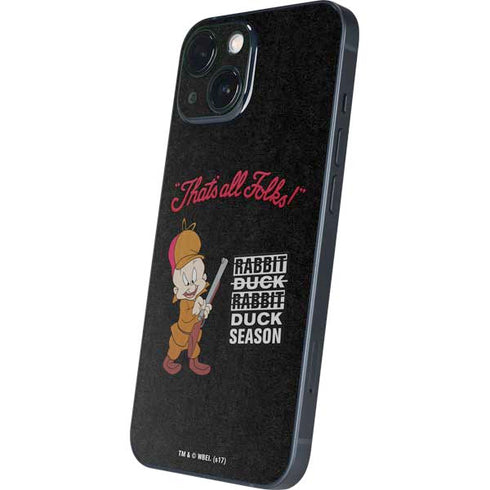 Looney Tunes Elmer Fudd Thats All Folks iPhone 13 Mini Skin
