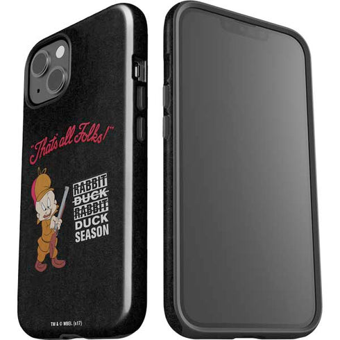 Looney Tunes Elmer Fudd Thats All Folks iPhone 15 Plus Impact Case