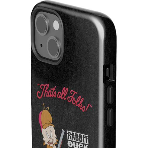Looney Tunes Elmer Fudd Thats All Folks iPhone 14 Impact Case