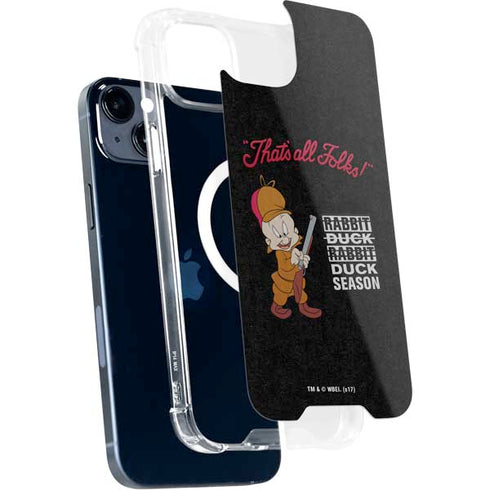 Looney Tunes Elmer Fudd Thats All Folks iPhone 15 Plus MagSafe Case