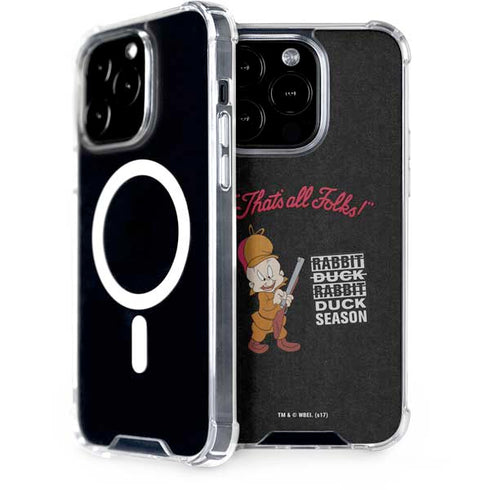 Looney Tunes Elmer Fudd Thats All Folks iPhone 14 Pro MagSafe Case
