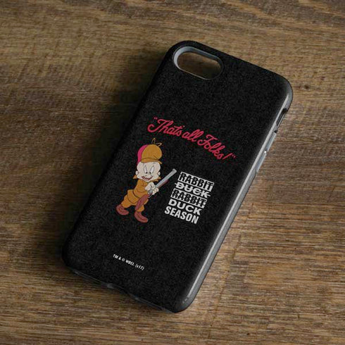 Looney Tunes Elmer Fudd Thats All Folks iPhone 8 Pro Case