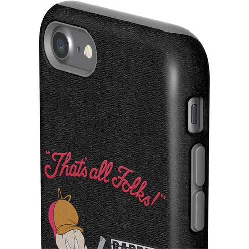 Looney Tunes Elmer Fudd Thats All Folks iPhone SE (2nd & 3rd Gen) Pro Case