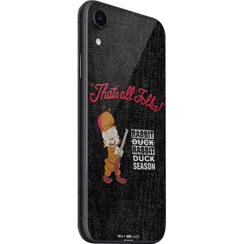 Looney Tunes Elmer Fudd Thats All Folks iPhone SE (2nd & 3rd Gen) Skin