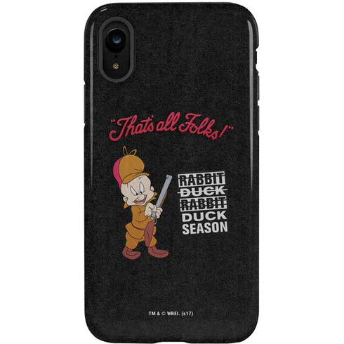 Looney Tunes Elmer Fudd Thats All Folks iPhone XR Pro Case