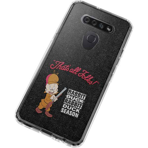 Looney Tunes Elmer Fudd Thats All Folks LG K51/Q51 Clear Case