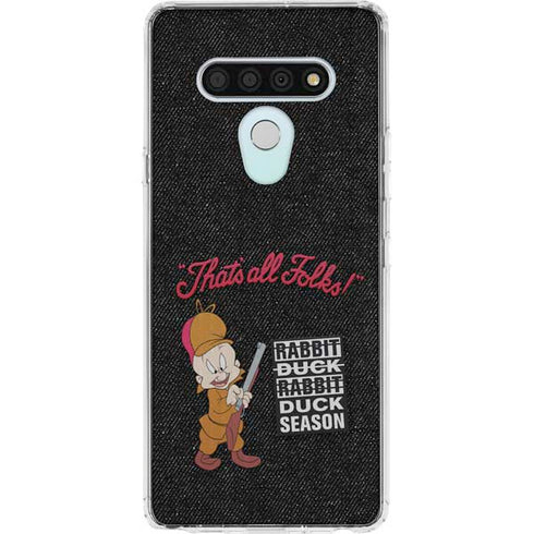 Looney Tunes Elmer Fudd Thats All Folks LG Stylo 6 Clear Case