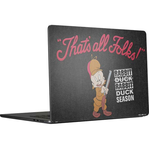 Looney Tunes Elmer Fudd Thats All Folks MacBook Air 15 in (2023) Skin