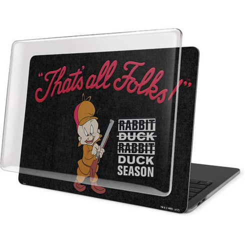 Looney Tunes Elmer Fudd Thats All Folks MacBook Pro 13in (2020) Case plus Skin