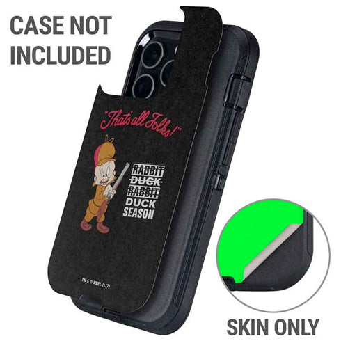 Looney Tunes Elmer Fudd Thats All Folks Otterbox Defender iPhone Skin