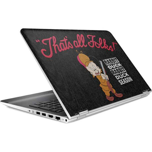 Looney Tunes Elmer Fudd Thats All Folks HP Pavilion Skin