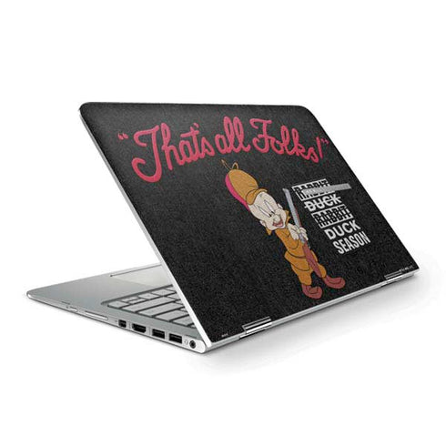 Looney Tunes Elmer Fudd Thats All Folks HP Spectre Skin