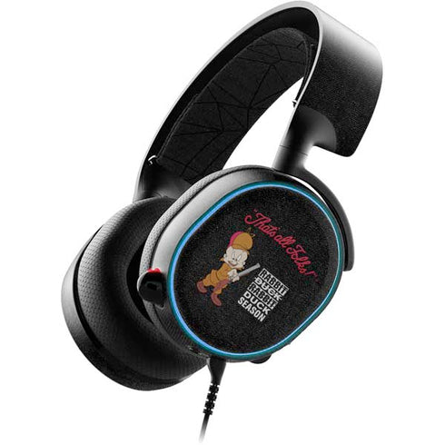 Looney Tunes Elmer Fudd Thats All Folks SteelSeries Arctis 3 Skin