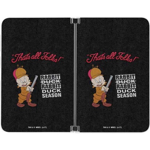 Looney Tunes Elmer Fudd Thats All Folks Surface Duo Skin