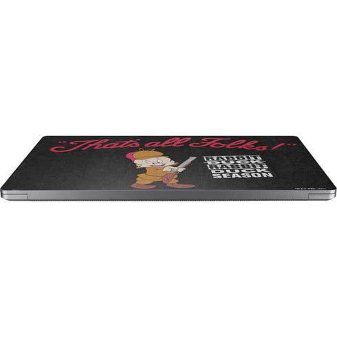Looney Tunes Elmer Fudd Thats All Folks Universal Laptop 12in (9.8 x 6.8in) Skin