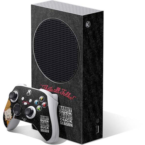 Looney Tunes Elmer Fudd Thats All Folks Xbox Series S Skins