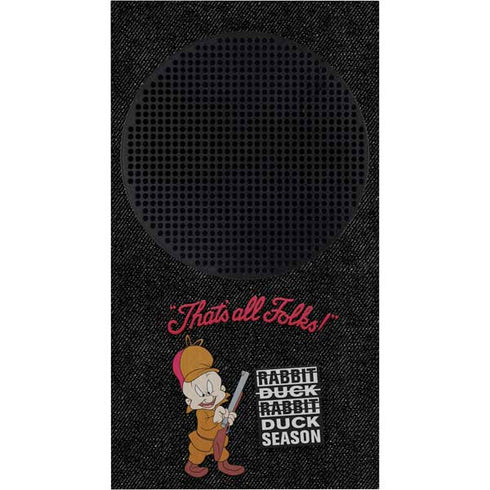 Looney Tunes Elmer Fudd Thats All Folks Xbox Series S Skins