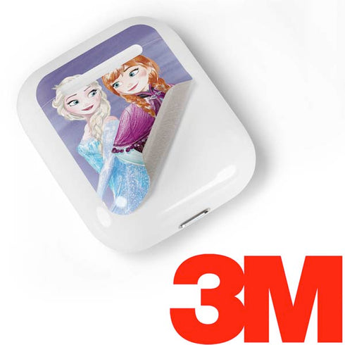 Disney Frozen Elsa and Anna Sisters Art Apple AirPods Skin
