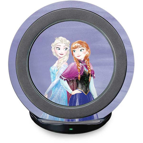 Disney Frozen Elsa and Anna Sisters Art Fast Charge Wireless Charging Stand Skin