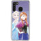 Disney Frozen Elsa and Anna Sisters Art Galaxy A21 Clear Case