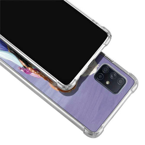 Disney Frozen Elsa and Anna Sisters Art Galaxy A51 5G Clear Case