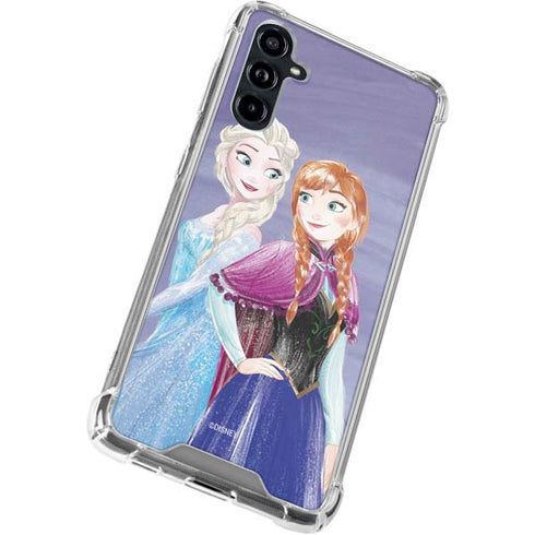 Disney Frozen Elsa and Anna Sisters Art Galaxy A54 5G Clear Case