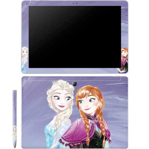 Disney Frozen Elsa and Anna Sisters Art Galaxy Book 12in Skin