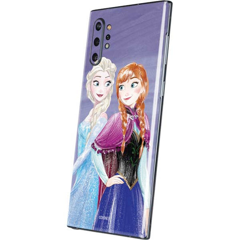 Disney Frozen Elsa and Anna Sisters Art Galaxy Note 10 Plus Skin