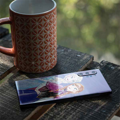Disney Frozen Elsa and Anna Sisters Art Galaxy Note 10 Plus Skin