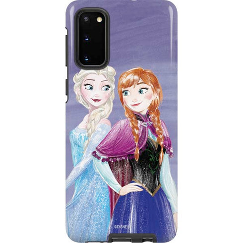 Disney Frozen Elsa and Anna Sisters Art Galaxy S20 Pro Case