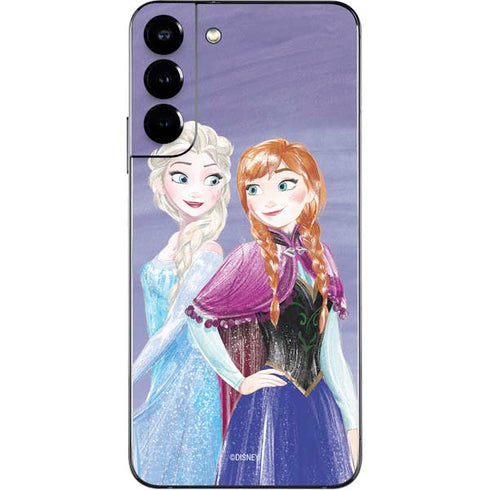 Disney Frozen Elsa and Anna Sisters Art Galaxy S22 Plus Skin