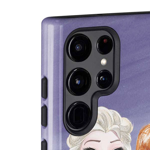 Disney Frozen Elsa and Anna Sisters Art Galaxy S22 Ultra Pro Case