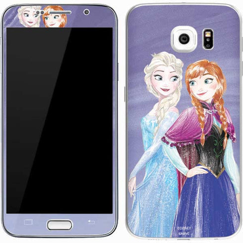 Disney Frozen Elsa and Anna Sisters Art Galaxy S7 Skin