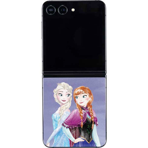 Disney Frozen Elsa and Anna Sisters Art Galaxy Z Flip5 5G Skin