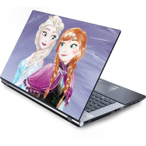 Disney Frozen Elsa and Anna Sisters Art Generic Laptop Skin