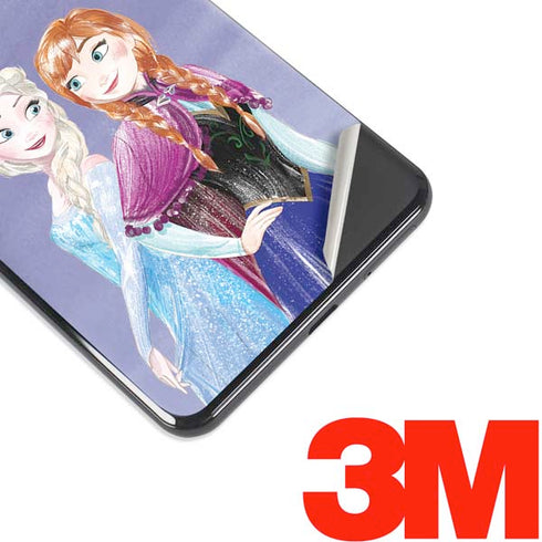 Disney Frozen Elsa and Anna Sisters Art Google Pixel 3 XL Skin
