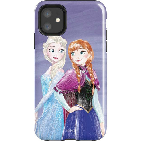 Disney Frozen Elsa and Anna Sisters Art iPhone 11 Impact Case