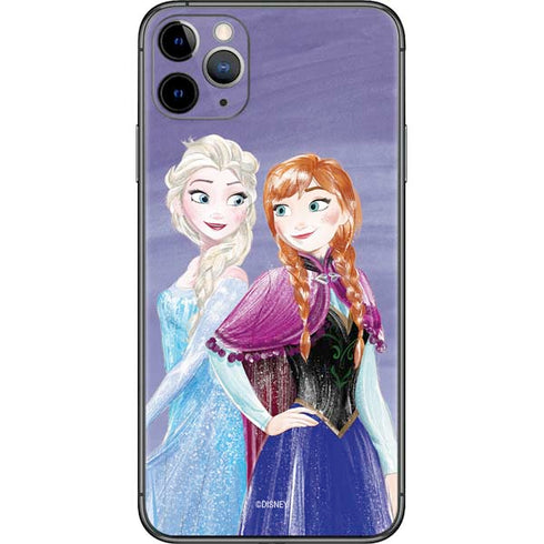 Disney Frozen Elsa and Anna Sisters Art iPhone 11 Pro Max Skin
