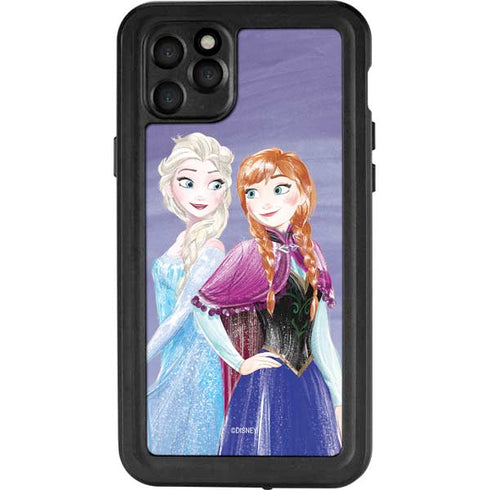 Disney Frozen Elsa and Anna Sisters Art iPhone 11 Pro Max Waterproof Case