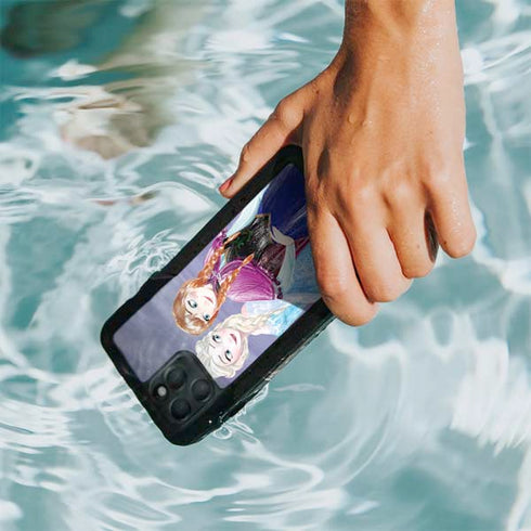 Disney Frozen Elsa and Anna Sisters Art iPhone 11 Pro Max Waterproof Case
