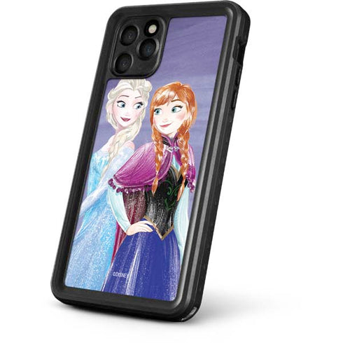 Disney Frozen Elsa and Anna Sisters Art iPhone 11 Pro Waterproof Case