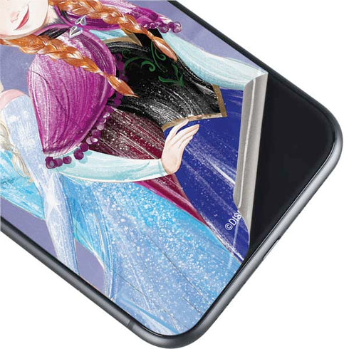 Disney Frozen Elsa and Anna Sisters Art iPhone 11 Skin