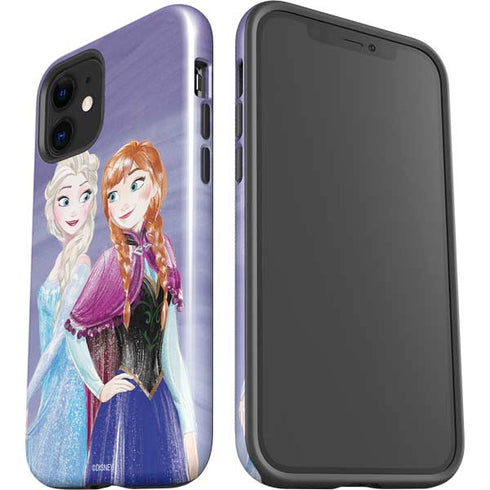 Disney Frozen Elsa and Anna Sisters Art iPhone 12 Impact Case
