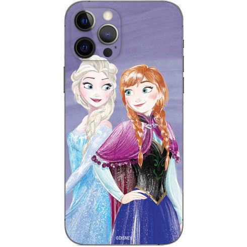 Disney Frozen Elsa and Anna Sisters Art iPhone 12 Pro Skin