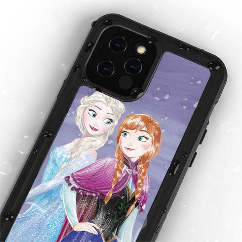 Disney Frozen Elsa and Anna Sisters Art iPhone 12 Pro Waterproof Case