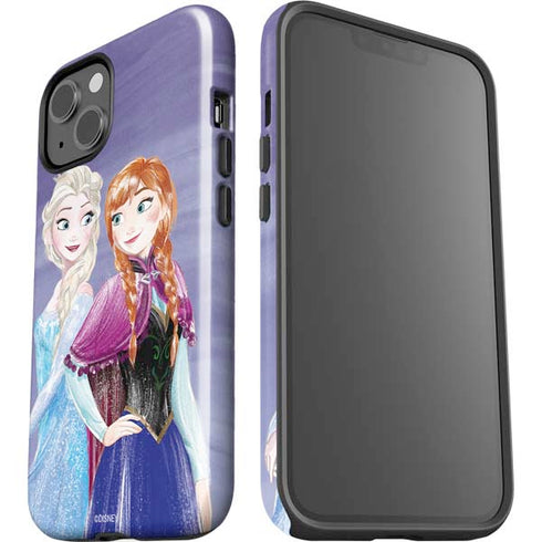 Disney Frozen Elsa and Anna Sisters Art iPhone 13 Impact Case