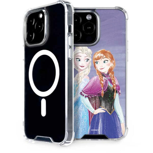 Disney Frozen Elsa and Anna Sisters Art iPhone 15 Pro Max MagSafe Case